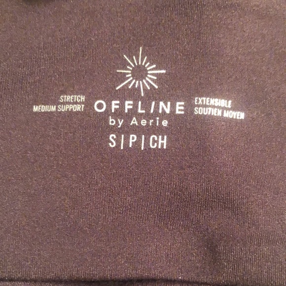 Aerie Offline camo strappy sports bra. Size small - Picture 3 of 6